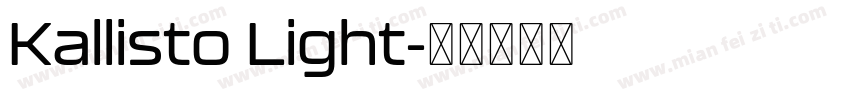 Kallisto Light字体转换